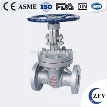 Fabrik-Preis-ZFV-API600, API6D, DIN 3202 gegossene & geschmiedeten Tor angeflanscht/SW/NPT/BW enden Ventilanschluss